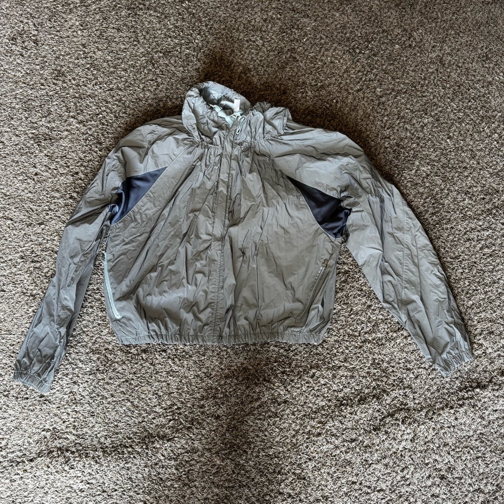 Free People Movement Women’s S‎ Half Zip Windbreaker Mesh Iridescent